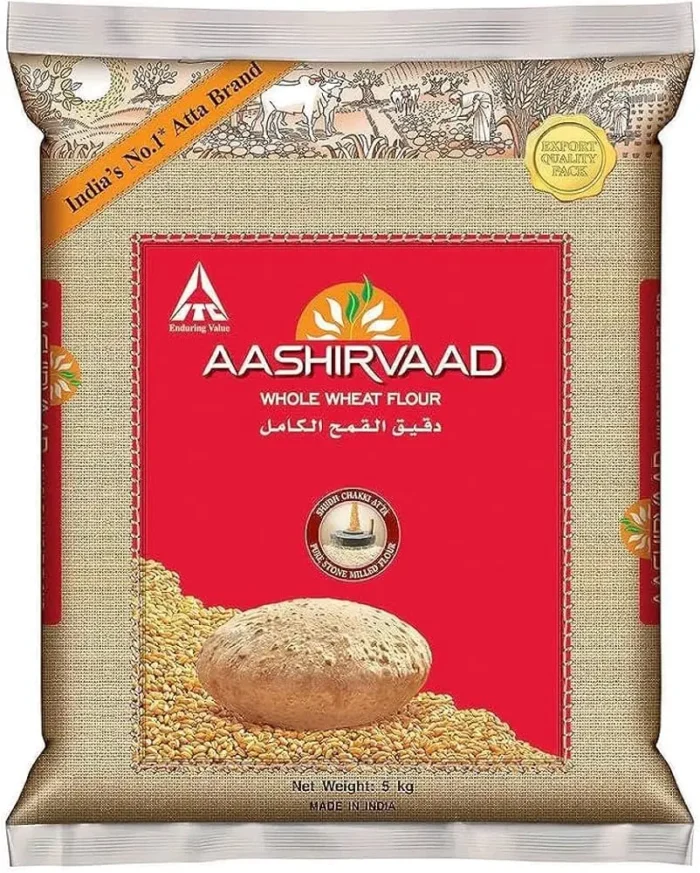 Aashirvaad Whole Wheat Atta - 5kg