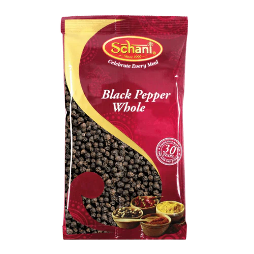Schani Black Pepper Whole - 100gm